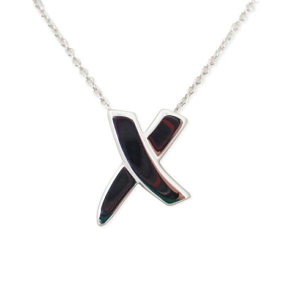 TIFFANY 925 Kiss Pendant Necklace